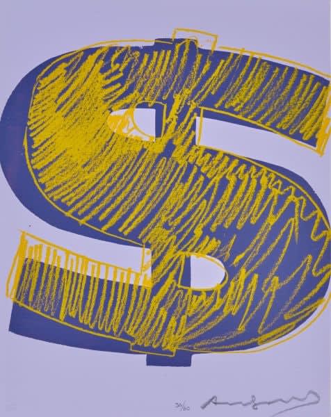 Andy Warhol, Dollar Sign (F&S II.276), 1982 | Vertu Fine Art