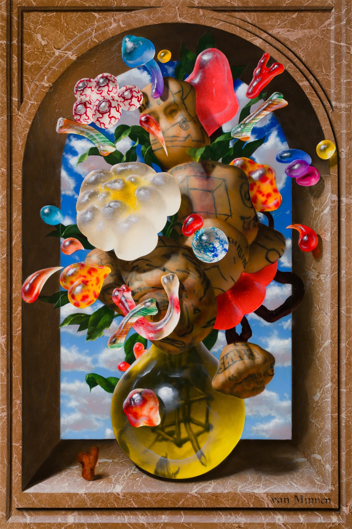 Christian Rex van Minnen 版画Parallax coa付