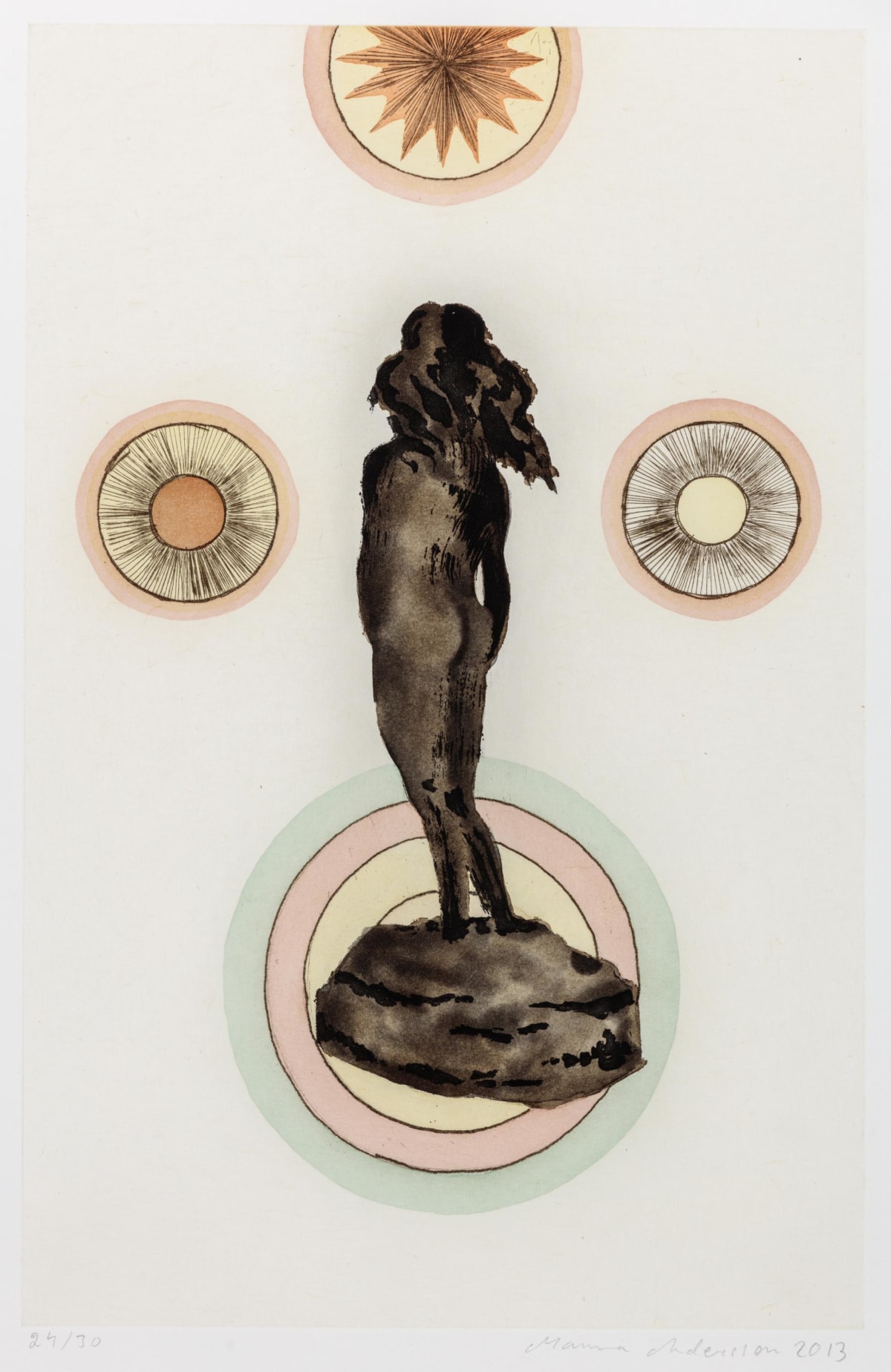 国内未入荷 Mamma Andersson Pond (2019) Poster Louisiana Museum of Modern Art Mamma Andersson - Pond 2019
