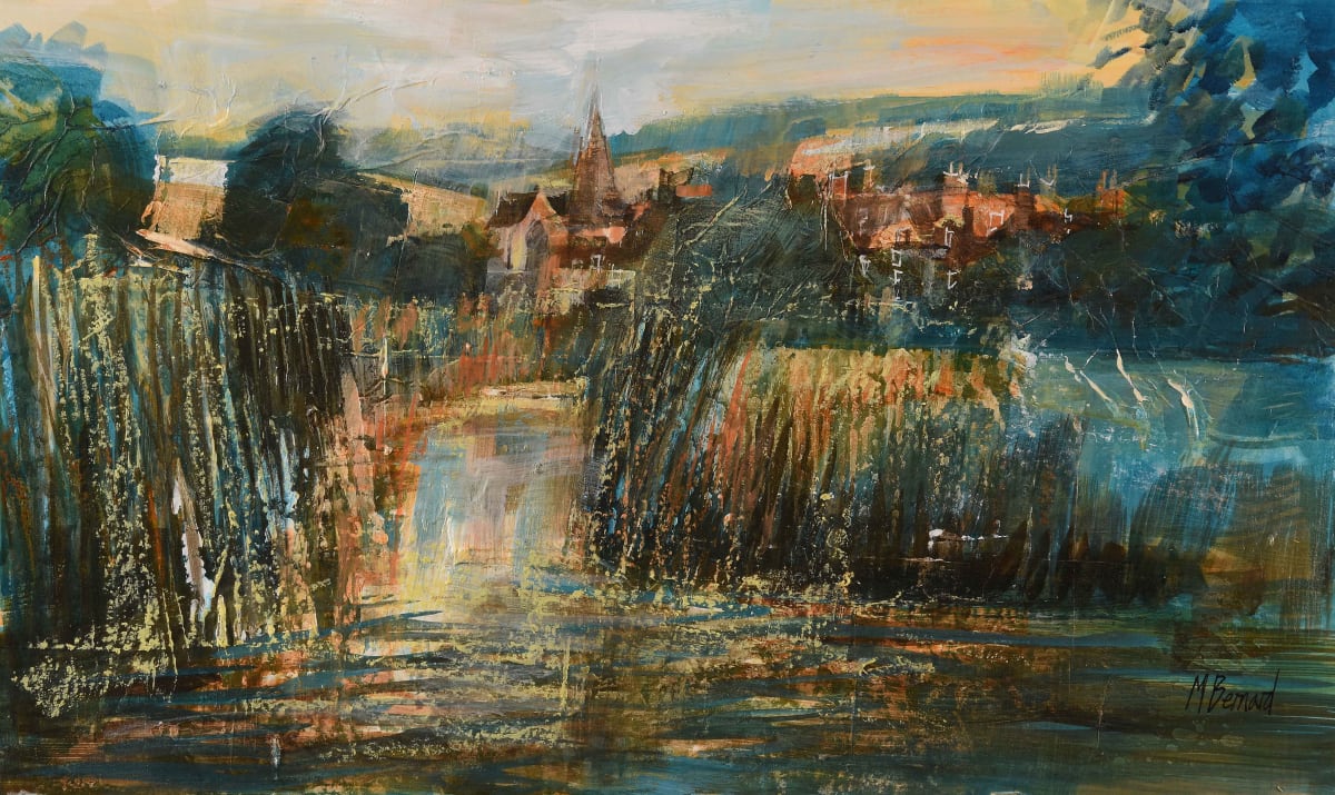 THE RIVER TEST AND DISTANT STOCKBRIDGE