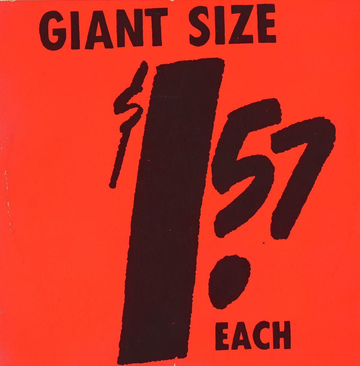 Andy Warhol $1.57 Giant Size (F & S II.2) For Sale | Andipa Editions