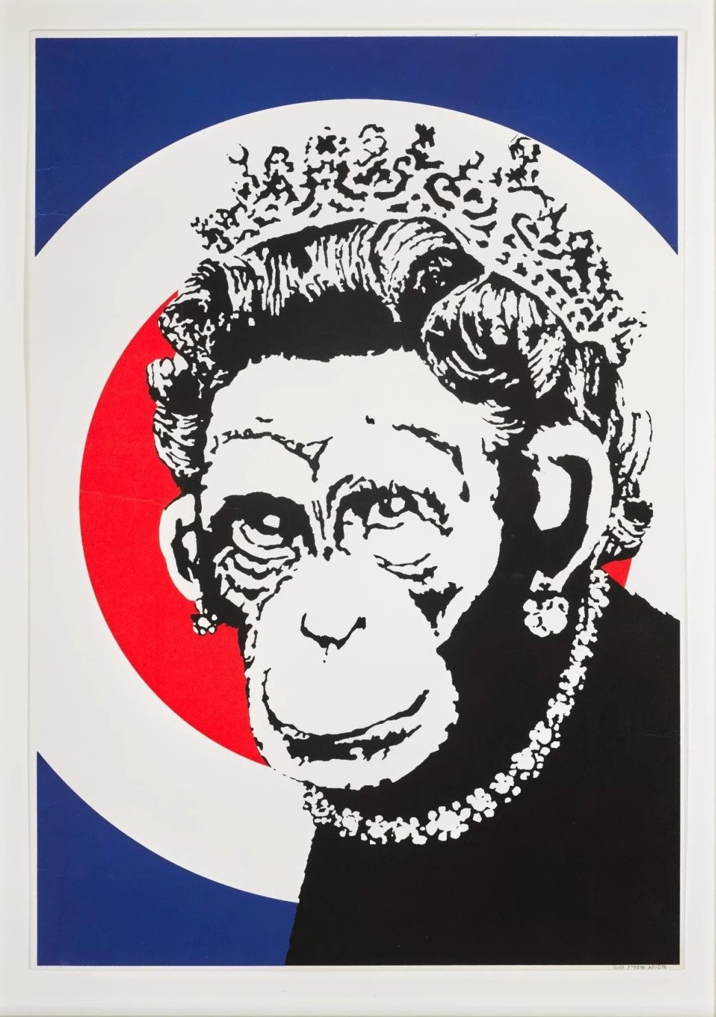 Banksy Monkey Queen Print