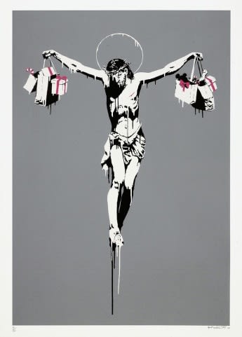 Banksy paper bag clearance