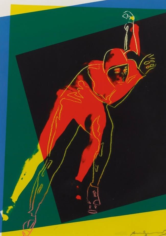 Andy Warhol Speed Skater print for sale