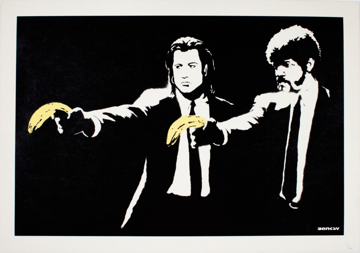 Banksy Pulp Fiction Print iMeaning