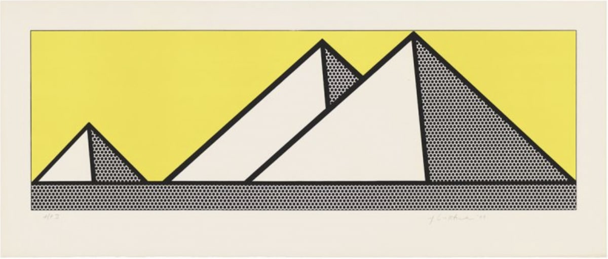 ROY LICHTENSTEIN PYRAMIDS FOR SALE