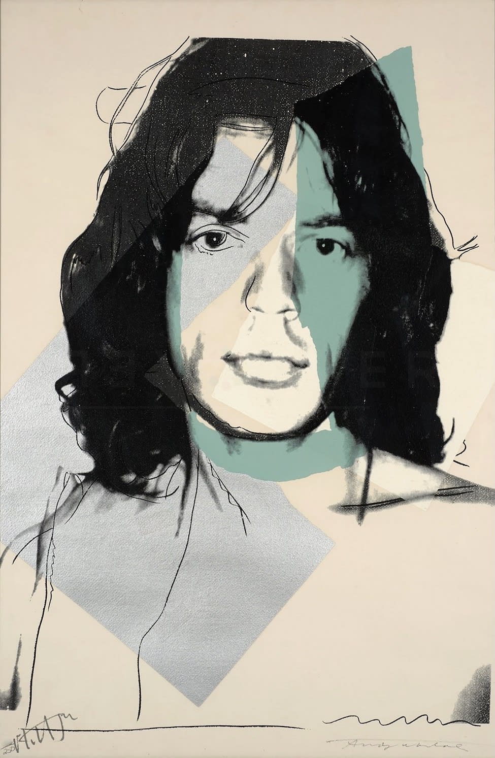 Andy Warhol Mick Jagger F & S II.138 for sale