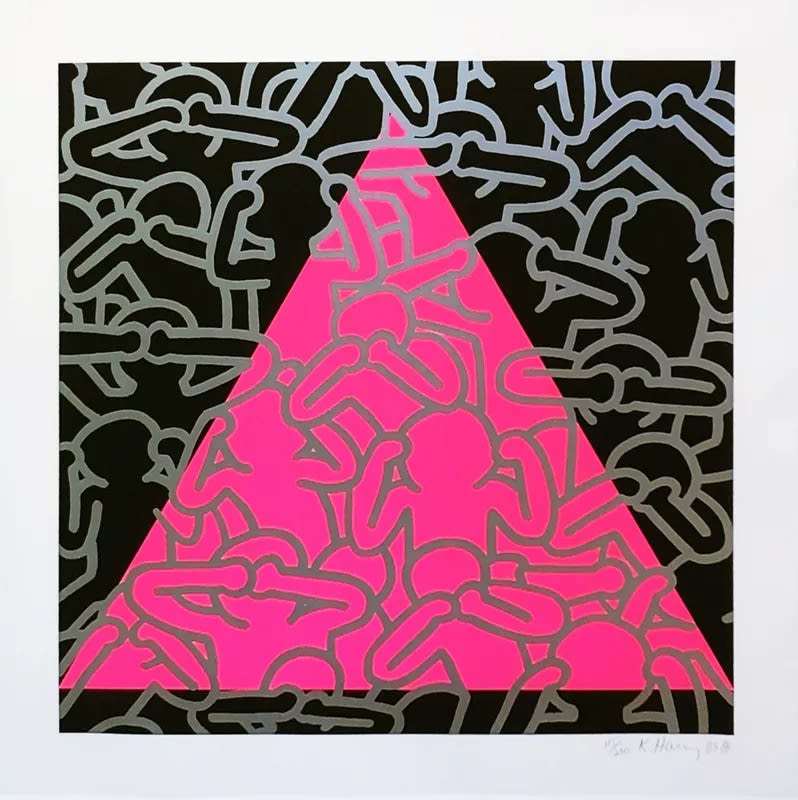 Keith haring silence equals death