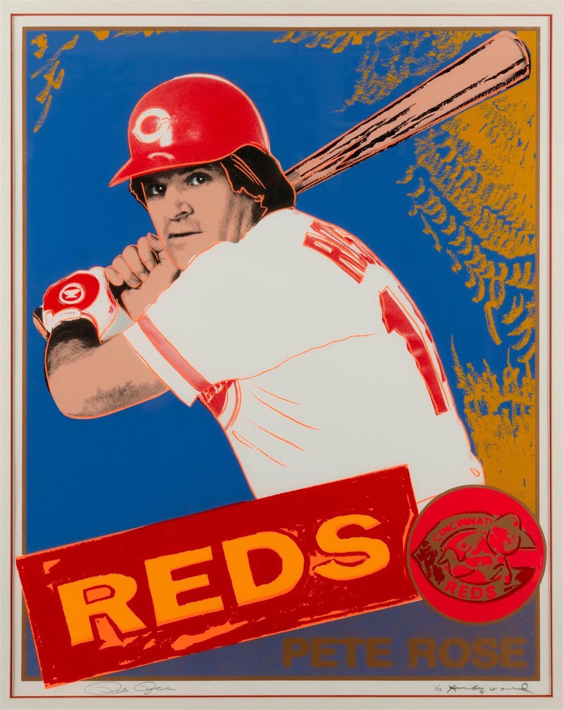 Andy Warhol Pete Rose print for sale