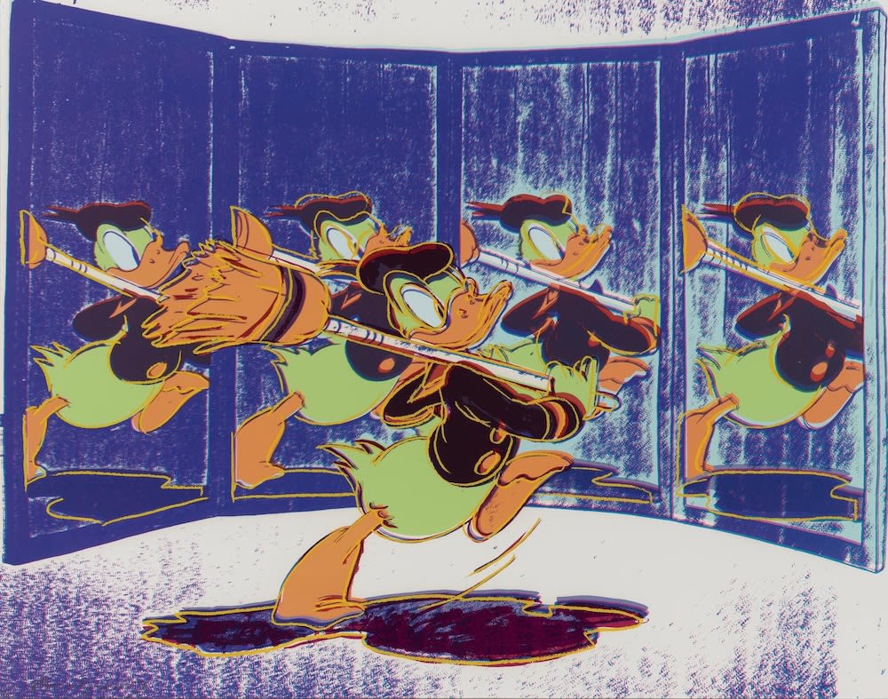 Andy Warhol Anniversary Donald Duck (F & S II.360) For Sale