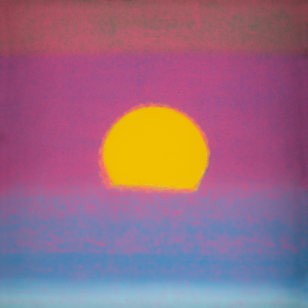 アンディ・ウォーホル サンセット Andy Warhol, Sunset F.S. II 85 - 88 Turquoise, 1972 | Guy Hepner