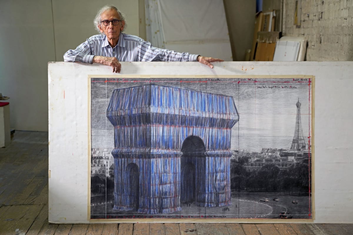 Christo, L' Arc de Triomphe, Wrapped