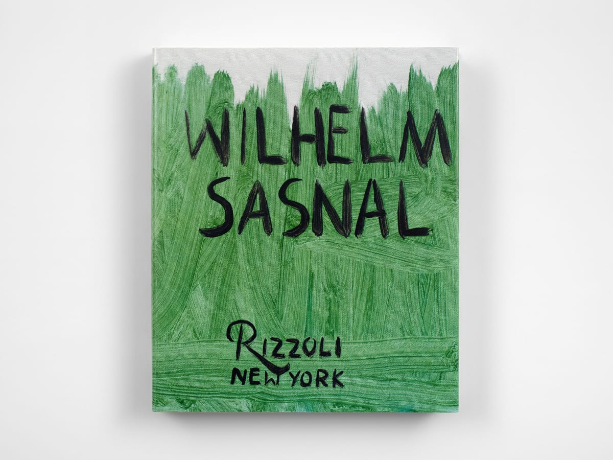 Rizzoli Wilhelm Sasnal art hardback book - Green
