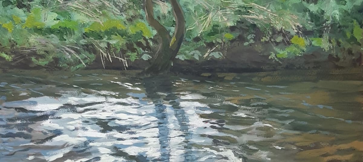 Angie Spencer: A River Runs Through It, Nicholas Wells Visits Angie Spencer's Studio