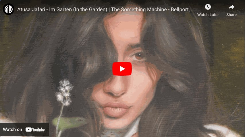 Atusa Jafari - Im Garten (In the Garden) | The Something Machine - Bellport, NY