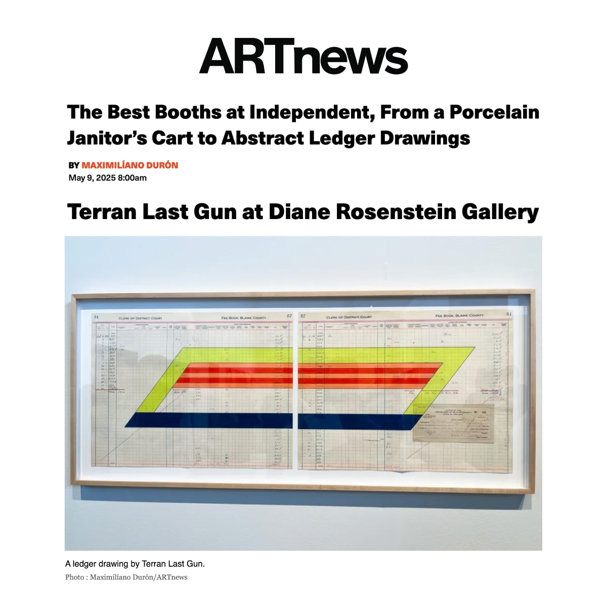 Terran Last Gun in ARTnews