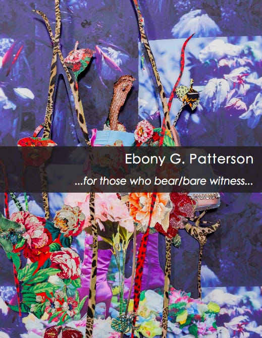 Ebony G. Patterson: ...for those who bear/bare witness...  