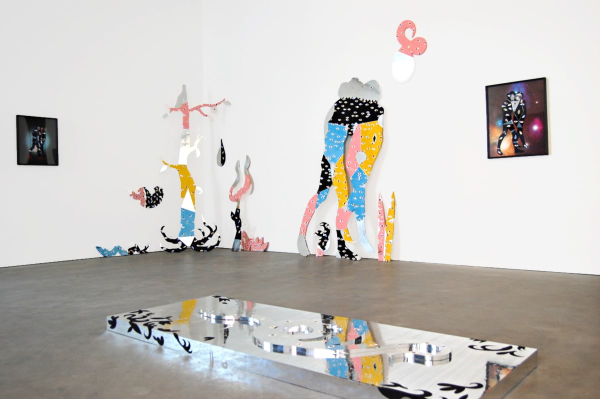 Installation view of William Villalongo's "Eden's Remix" exhibition at Susan Inglett Gallery