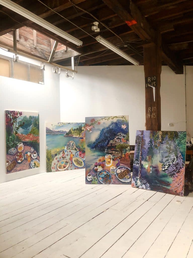 Lizbeth Mitty's studio, image courtesy the artist