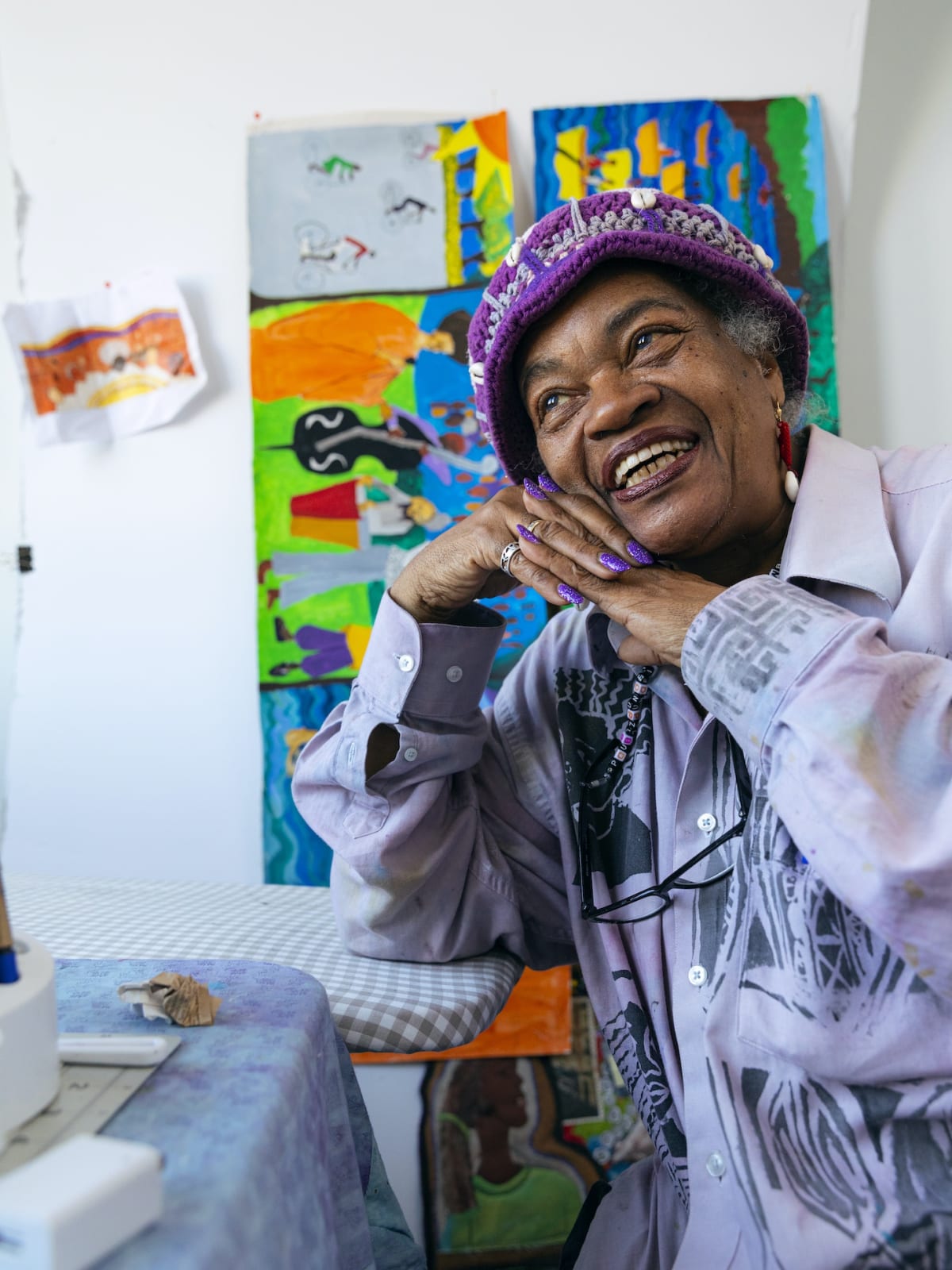 Dindga McCannon is awarded the 2023 'Anonymous Was A Woman' grant