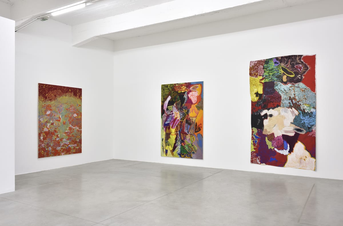 Sophia Loeb, Li Hei Di & Angela Heisch in 'Abstraction (re)creation – 20 under 40' at Le Consortium, Dijon