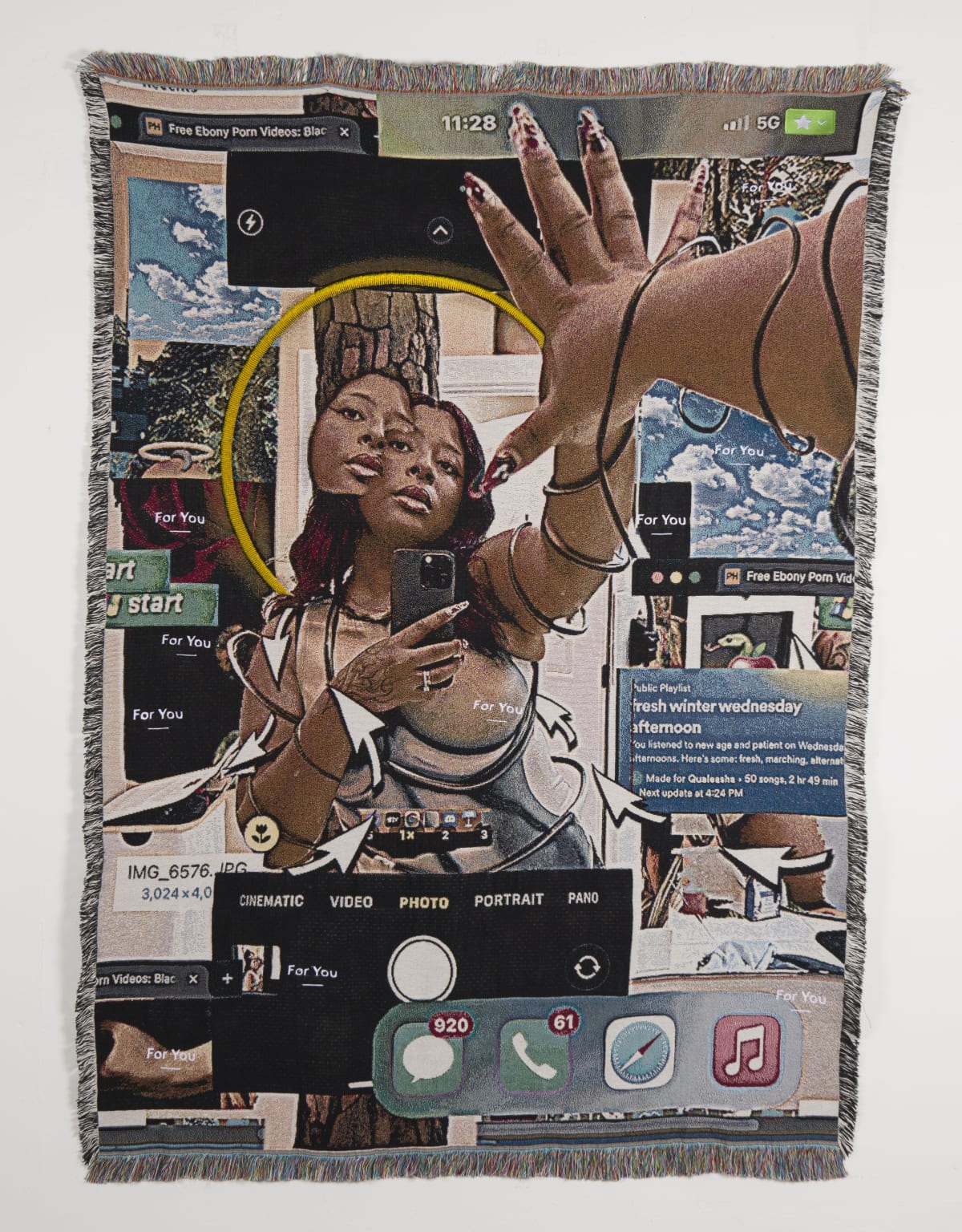 Qualeasha Wood in 'Virtual Beauty' at Somerset House