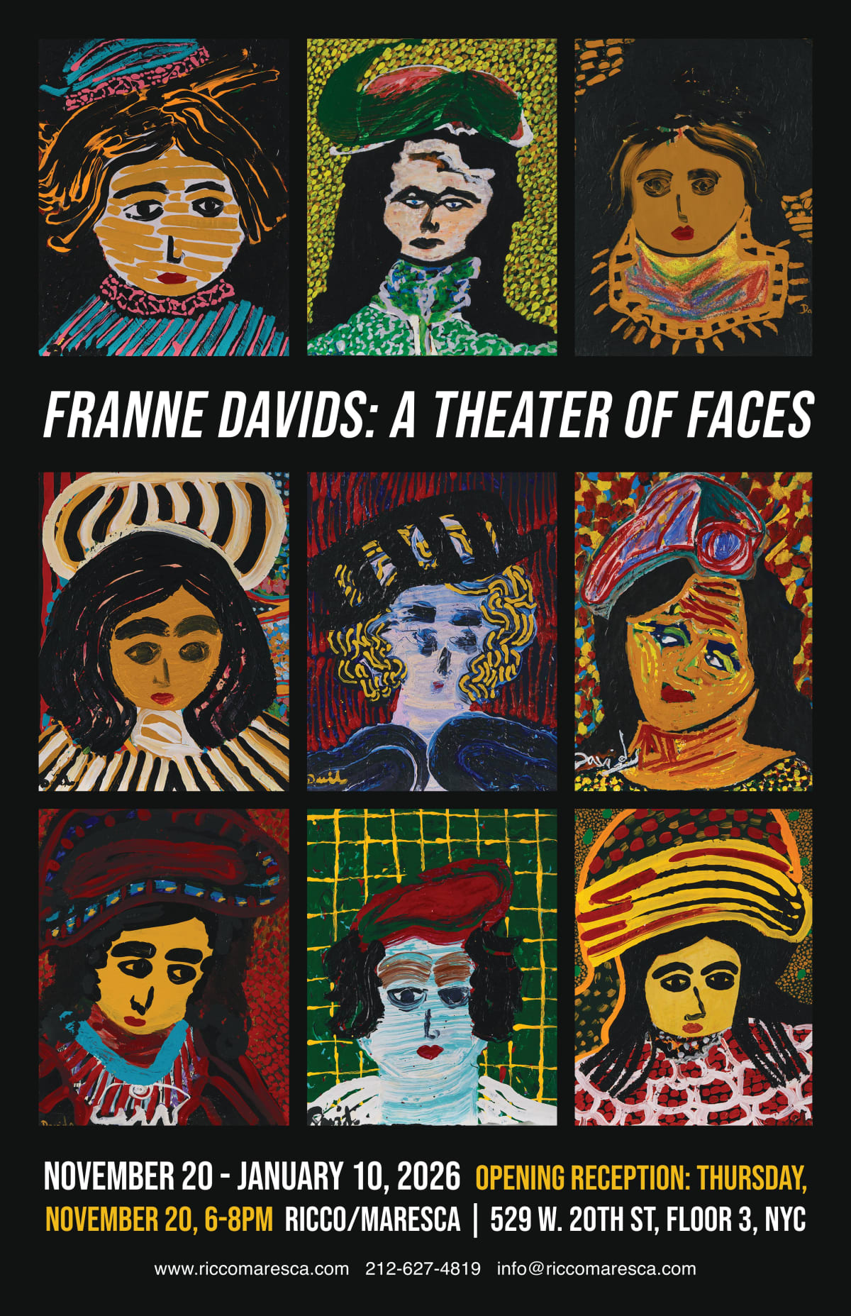 Franne Davids: A Theater of Faces