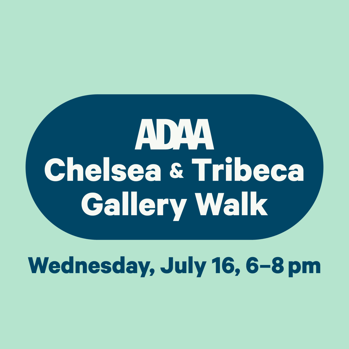 ADAA Chelsea Gallery Walk