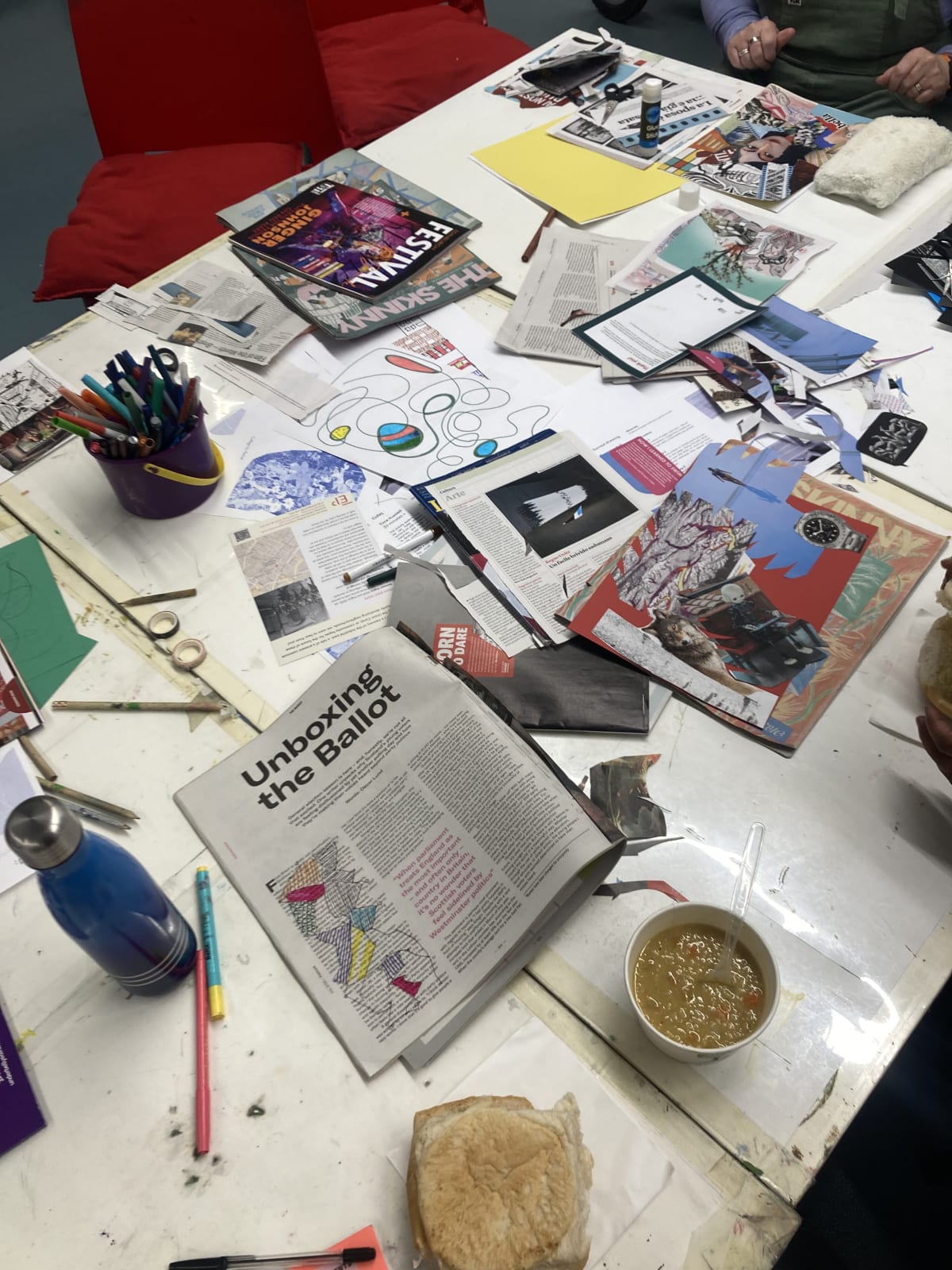 Zines and Paper Sculpture Workshop