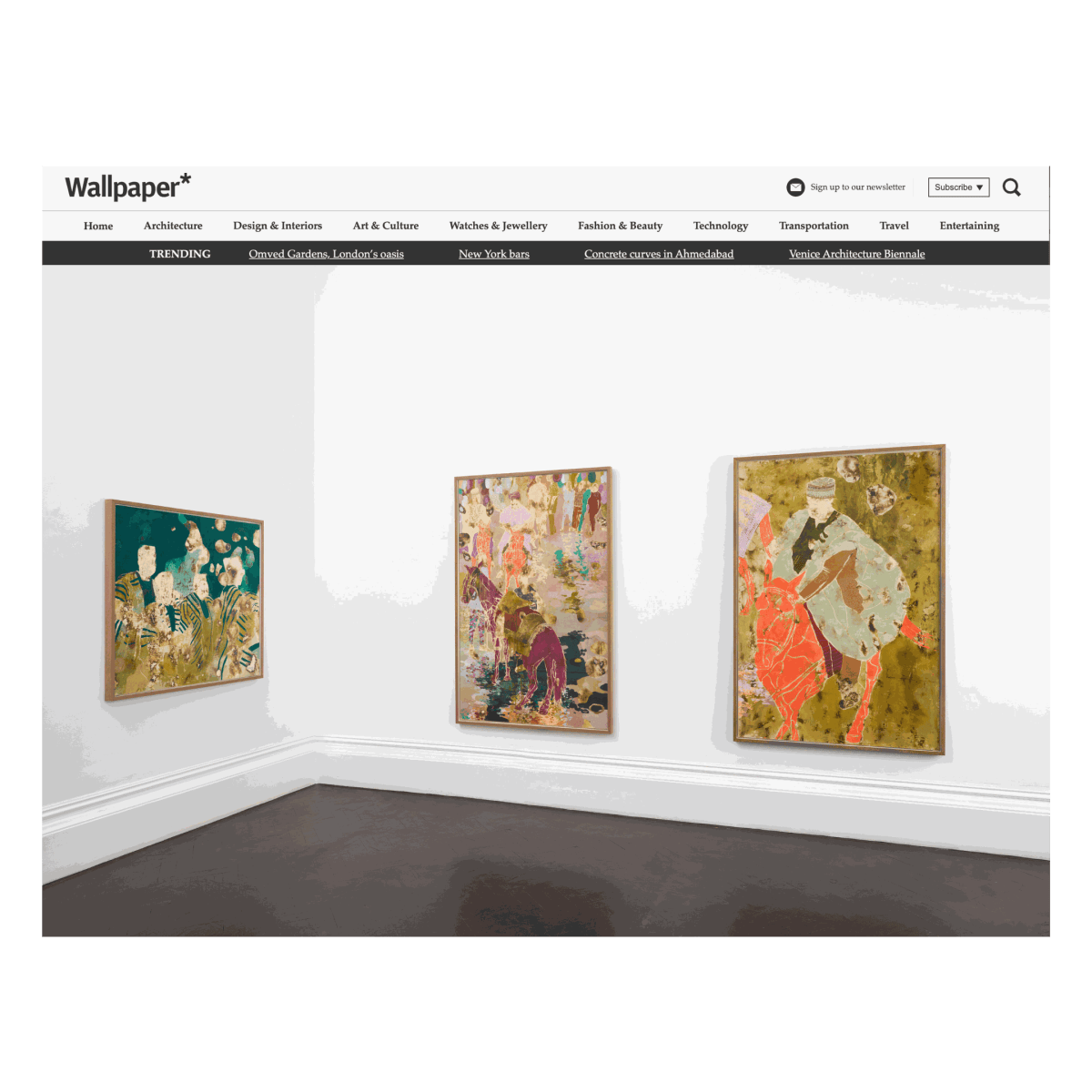 Modupeola Fadugba’s Of Movement, Materials and Methods Featured in Wallpaper Magazine’s London Gallery Weekend Guide