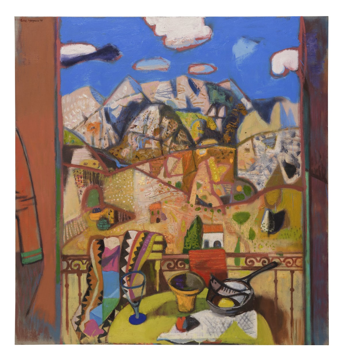 Leon Morrocco Paintings From The Côte D'Azur: 2021-6