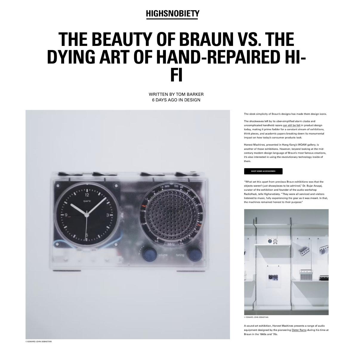 The Beauty of Braun VS The Dying Art of Hand-Repaired Hi-Fi