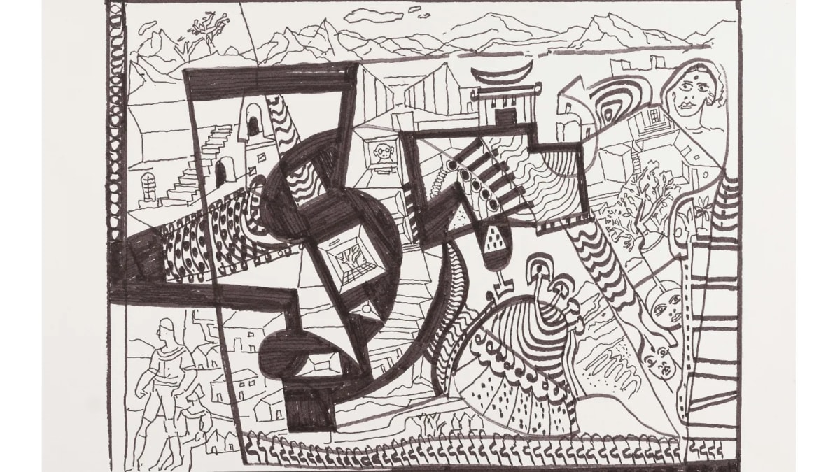 25 drawings of BV Doshi—a lifelong keeper of sketchbooks—show at Vadehra Art Gallery