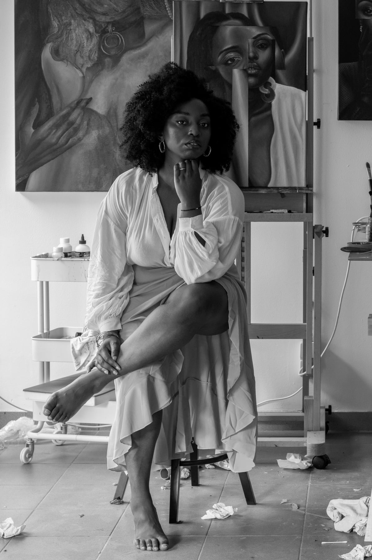 “When I’m not painting, I’m thinking about painting.” , An interview with Diane Marie Uwase