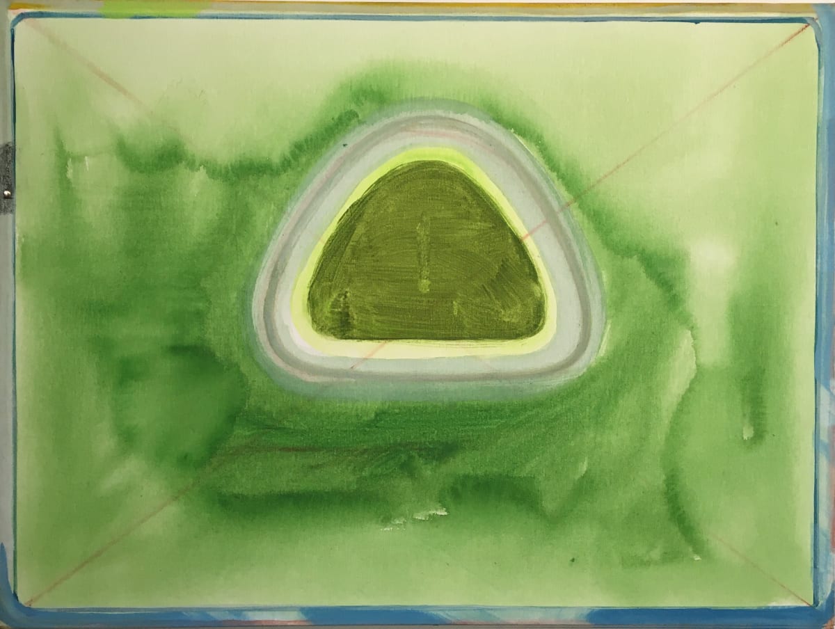 アメリカのアーティストによるオイル・ペインティング／女性像(原画)