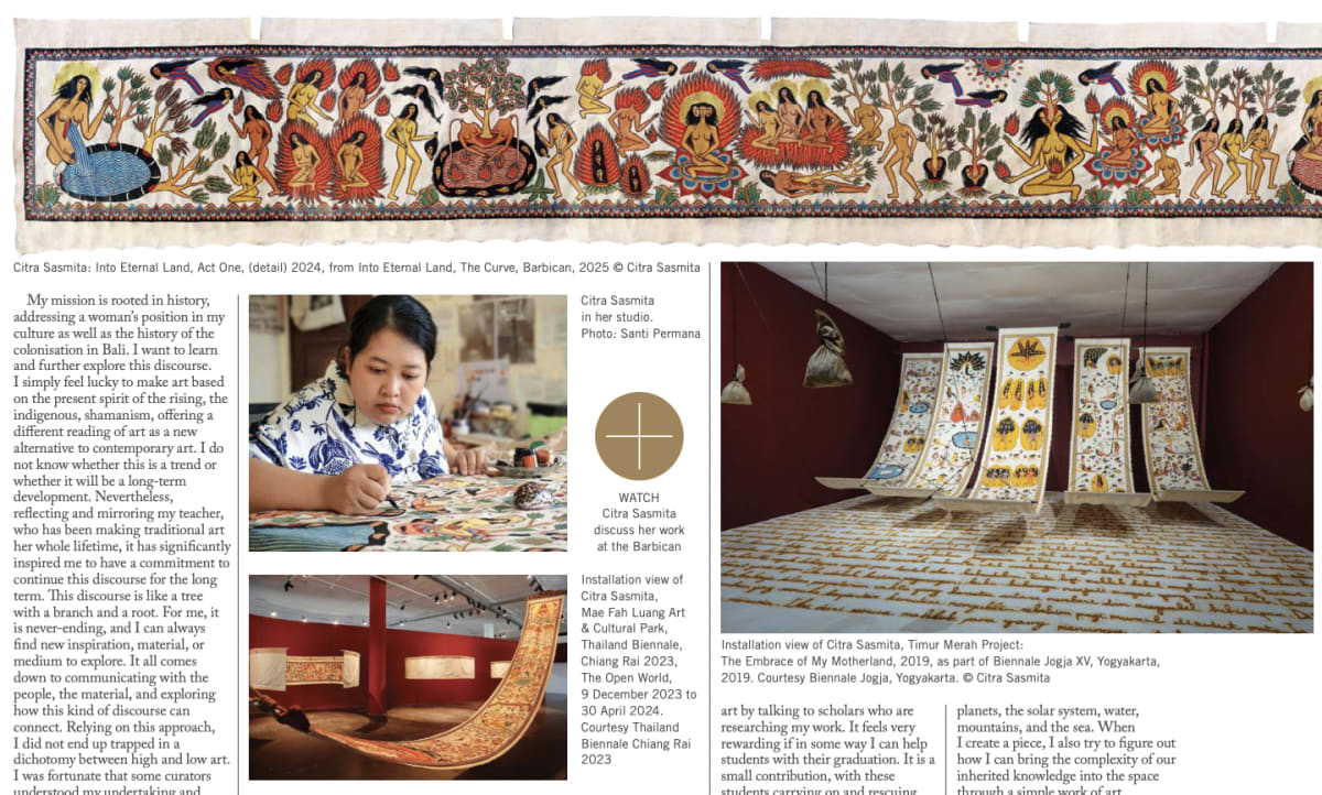 Citra Sasmita. Photo: Gus Agung Niskala Studio