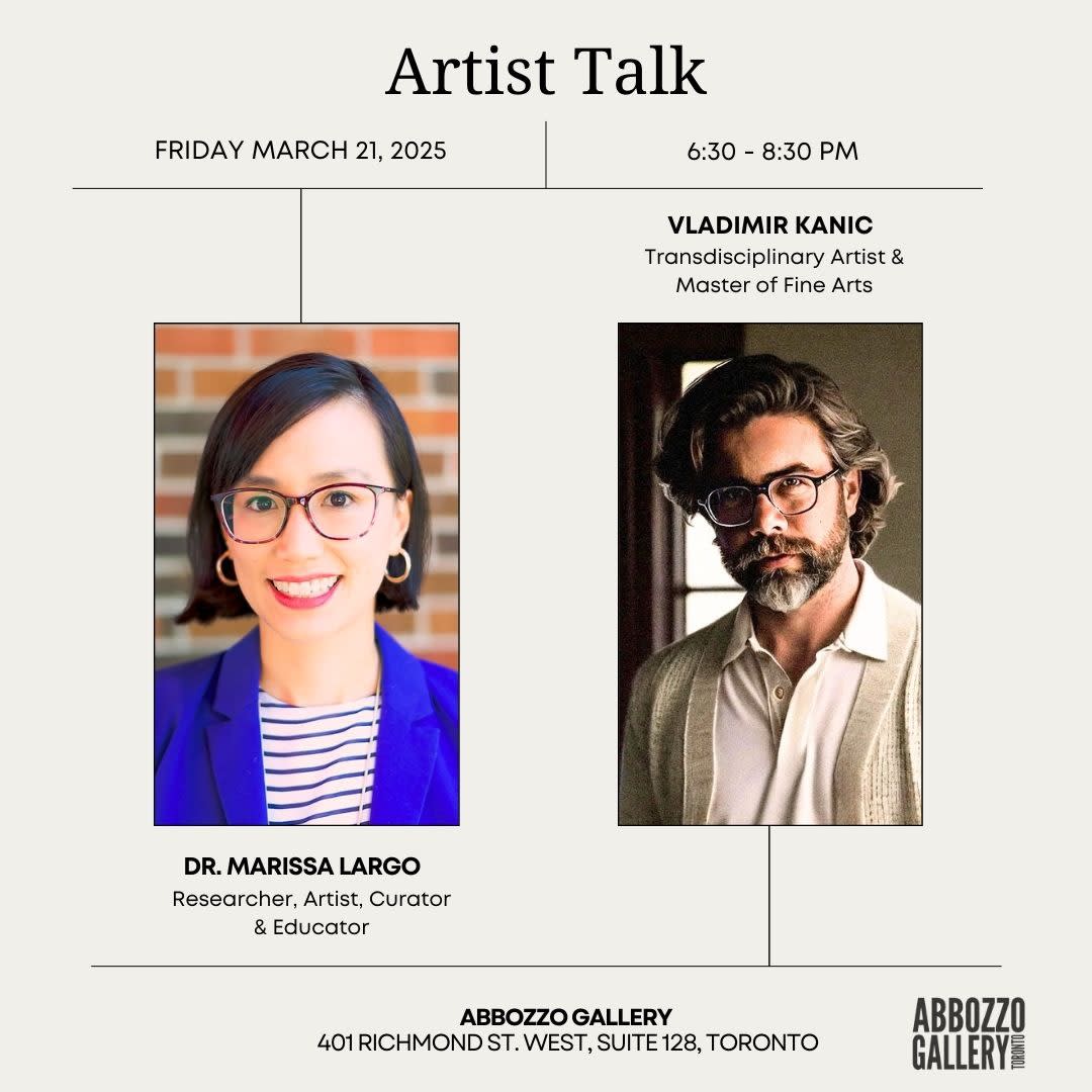 Artist Talk: In Conversation with Vladimir Kanic and Dr. Marissa Largo