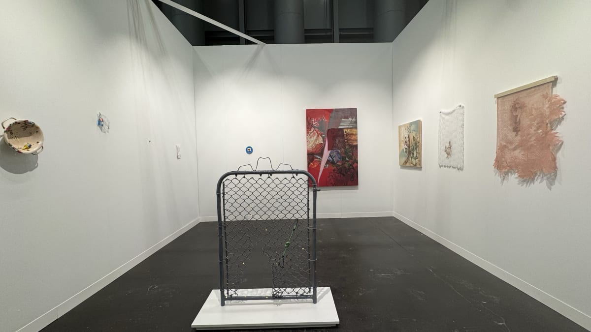 booth installation view at the Armory