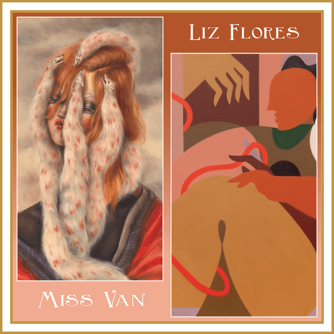 LIZ FLORES & MISS VAN