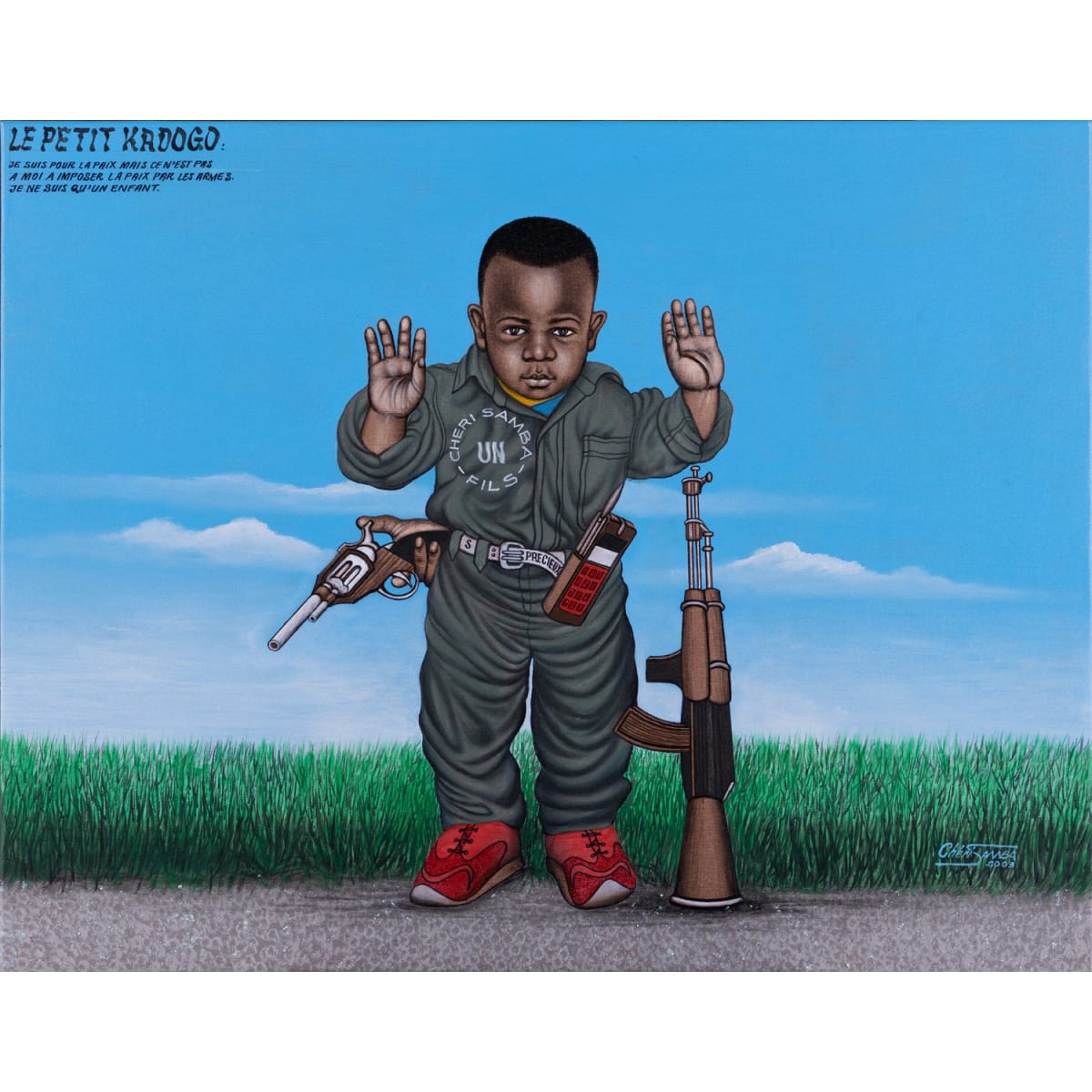 CHERI SAMBA | Black Liquid Art