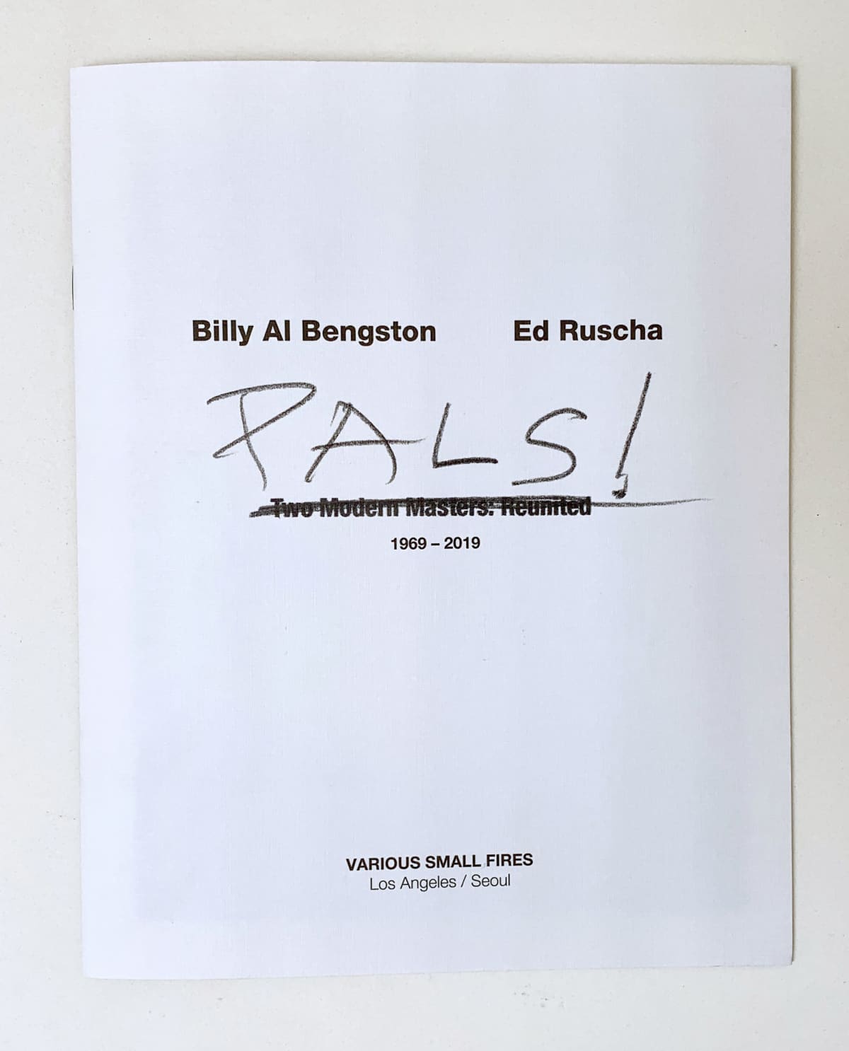 Billy Al Bengston & Ed Ruscha: Reunited