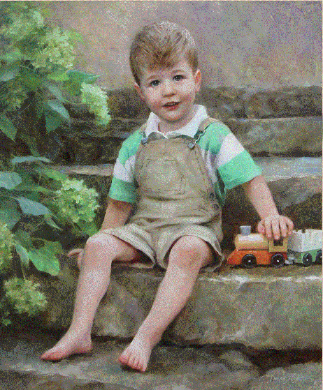 Painting Children in Oils