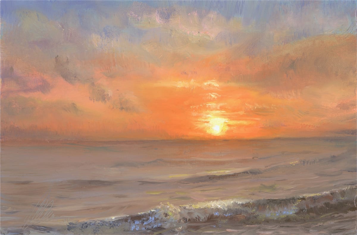 Jacob Aguiar Shares His Tips On How To Paint Sunsets