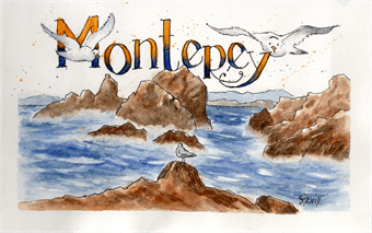 Watercolor Line & Wash Class: Integrate Lettering in Your Sketches