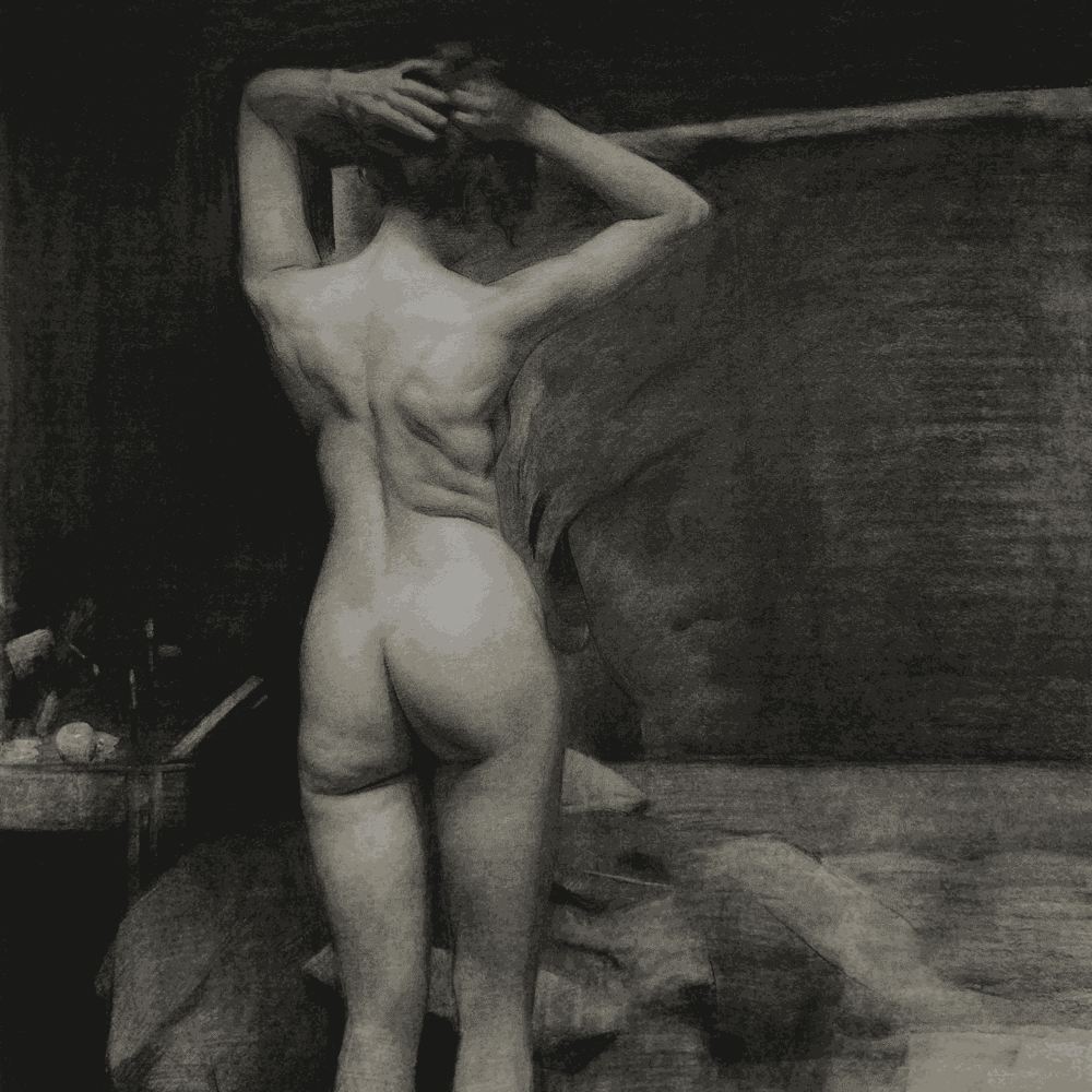 The Nude in Charcoal and Chalk