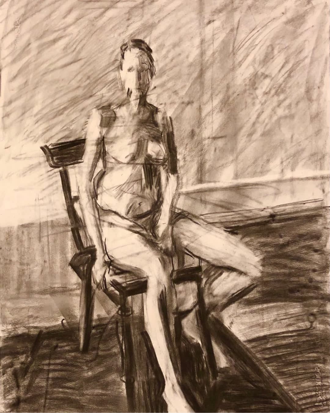 Figure drawing demo with Peter Clossick