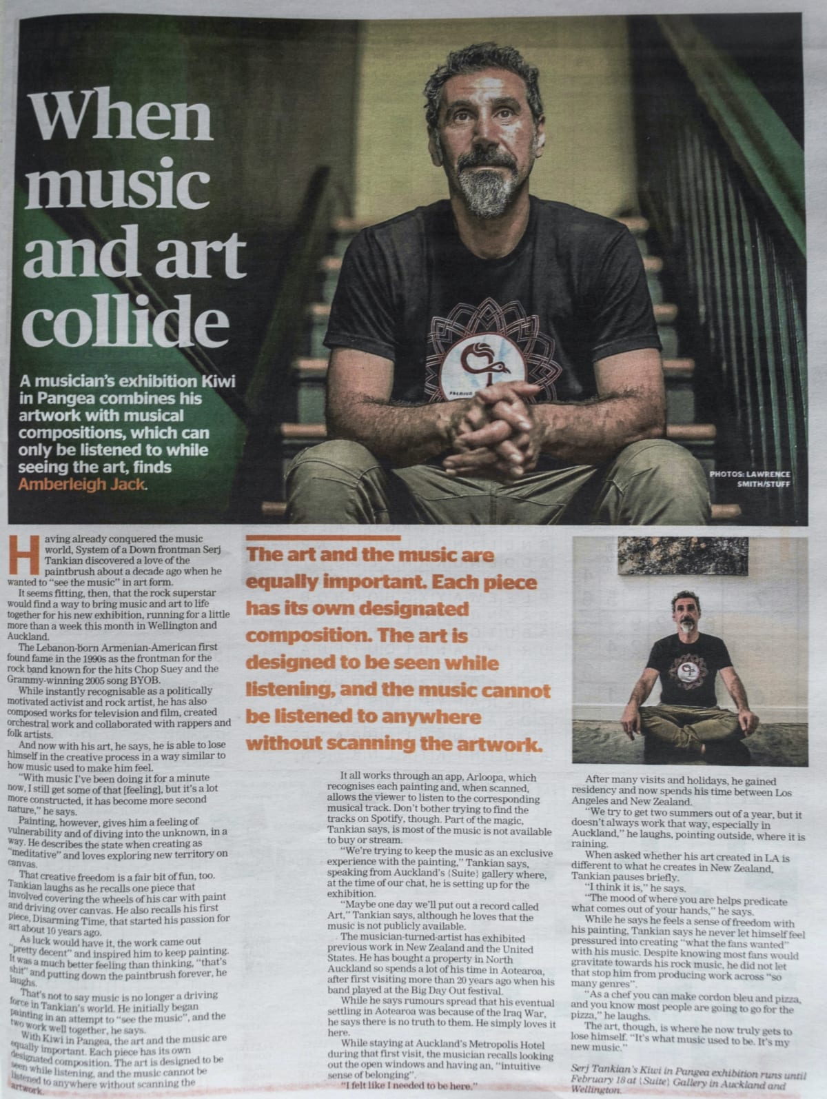 Serj tankian sales new music