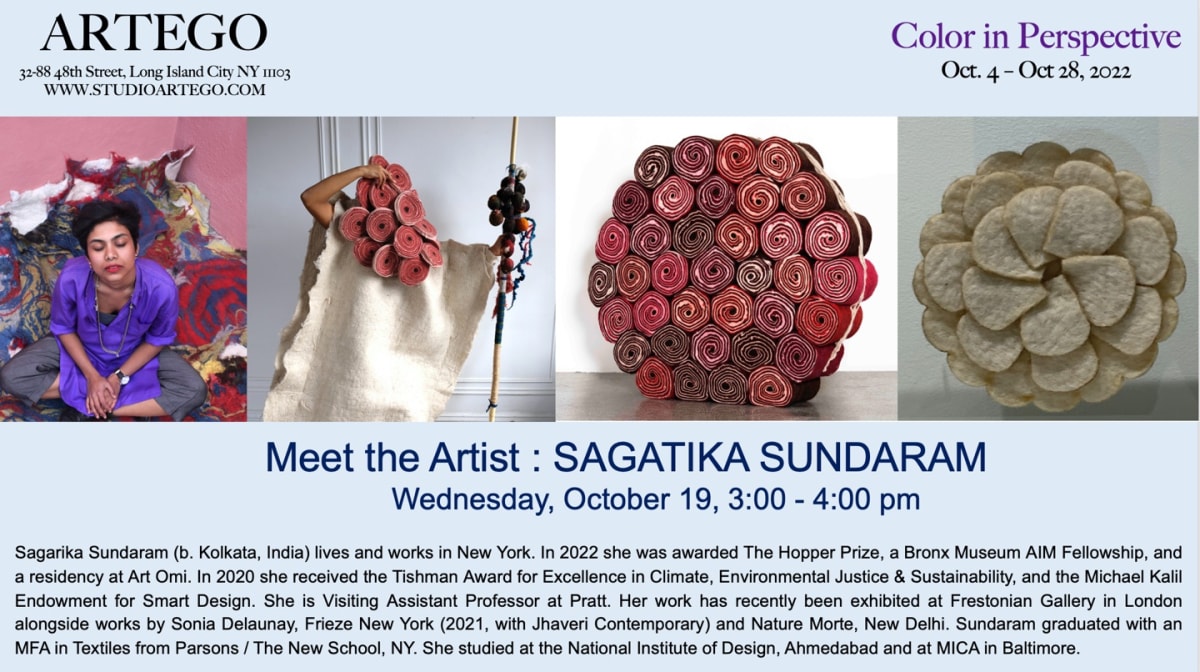 [Artist talk] Sagarika Sundaram