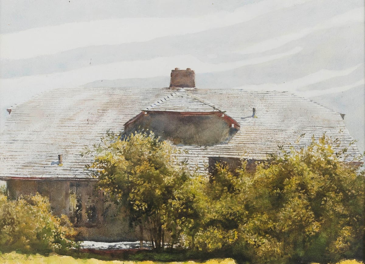 watercolor of house