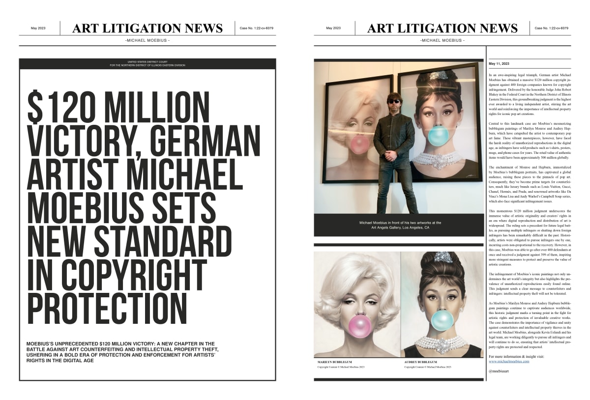 Michael Moebius Triumphs in Historic $120 Million Copyright Battle